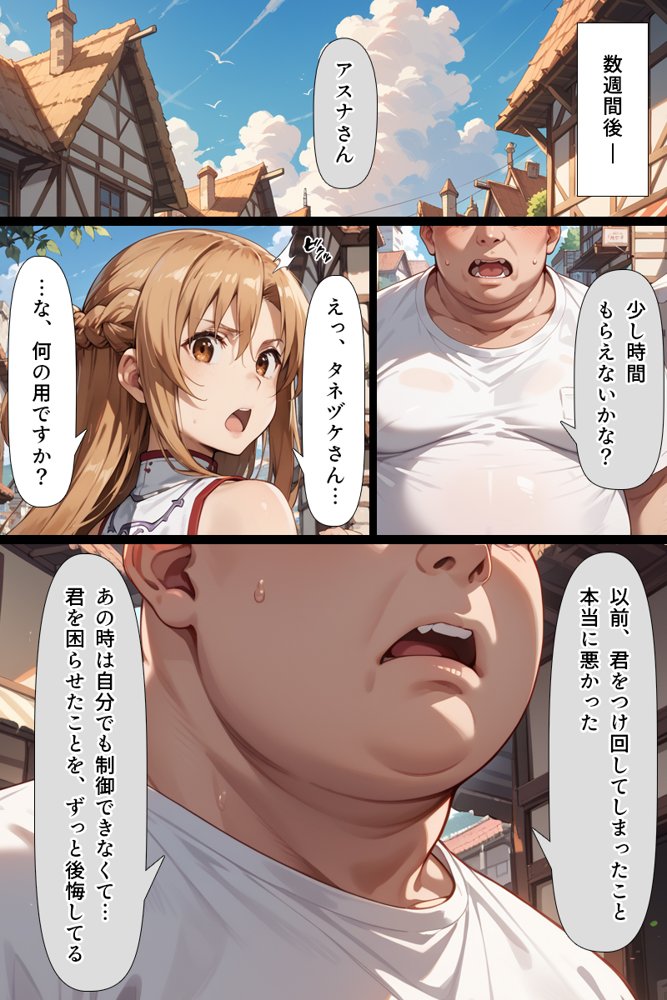 スキル絶対君主でアスナを犯し尽くす！ エロ同人誌画像 018