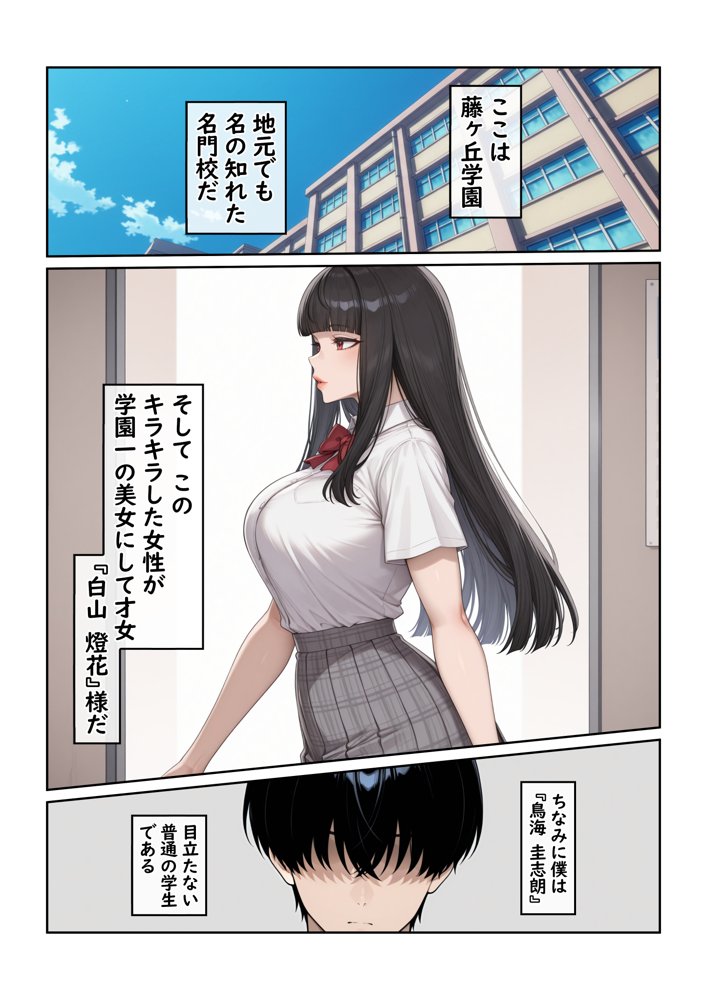 地味な執事の僕が学園一の美女とイチャラブ種付け性活 エロ同人誌画像 001